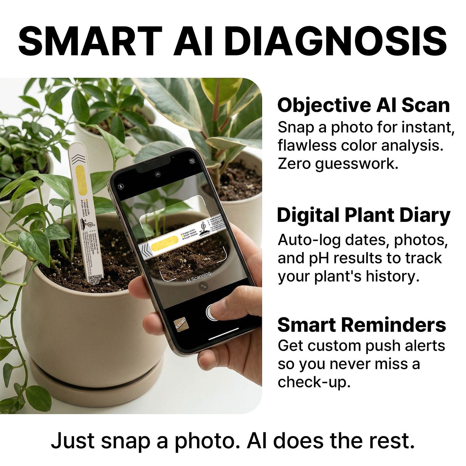 SANDOBARO PLUS home gardening soil pH tester product image 6